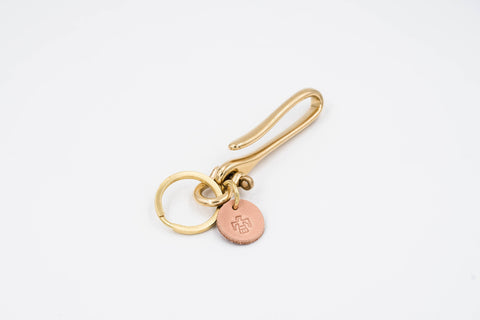 Solid Brass Fish Hook Key Holder