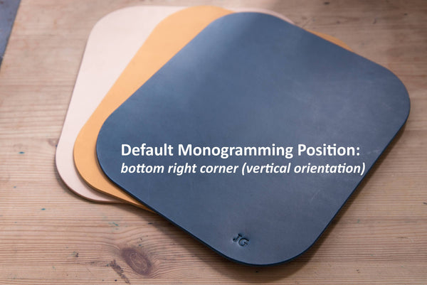 12 COLORS - Caramel Buttero Leather Mouse Pad - Malloria