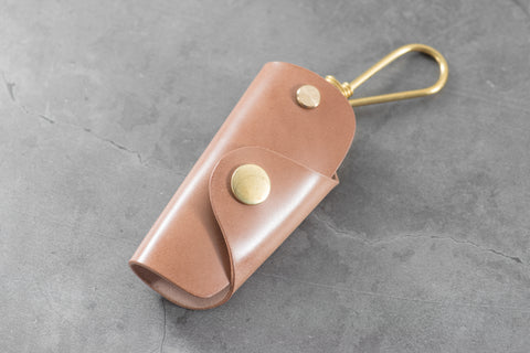 7 COLORS - Shell Cordovan Leather Key Case