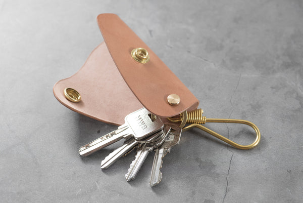7 COLORS - Shell Cordovan Leather Key Case