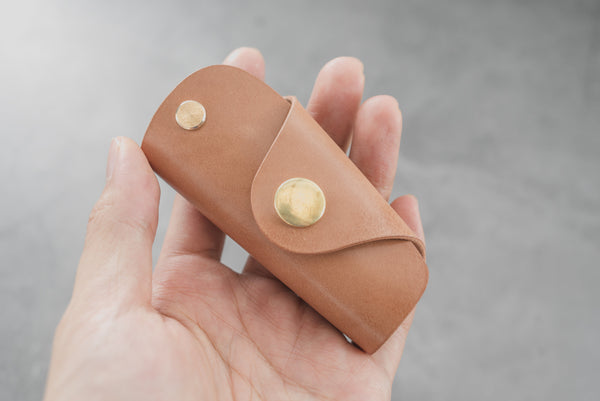 7 COLORS - Shell Cordovan Leather Key Case