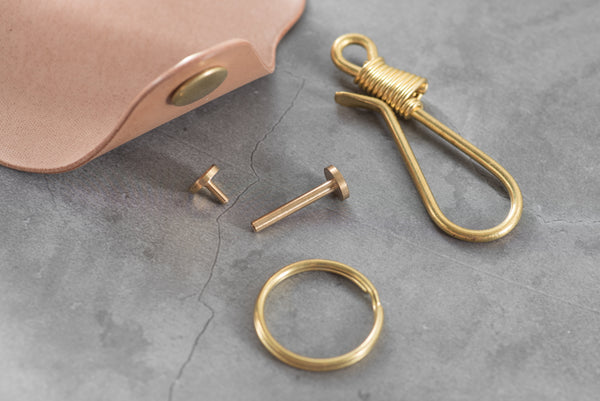 7 COLORS - Shell Cordovan Leather Key Case