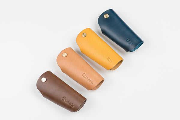 12 COLORS - Buttero Leather Key Case - Malloria