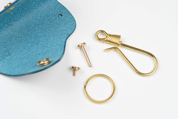 12 COLORS - Buttero Leather Key Case - Malloria