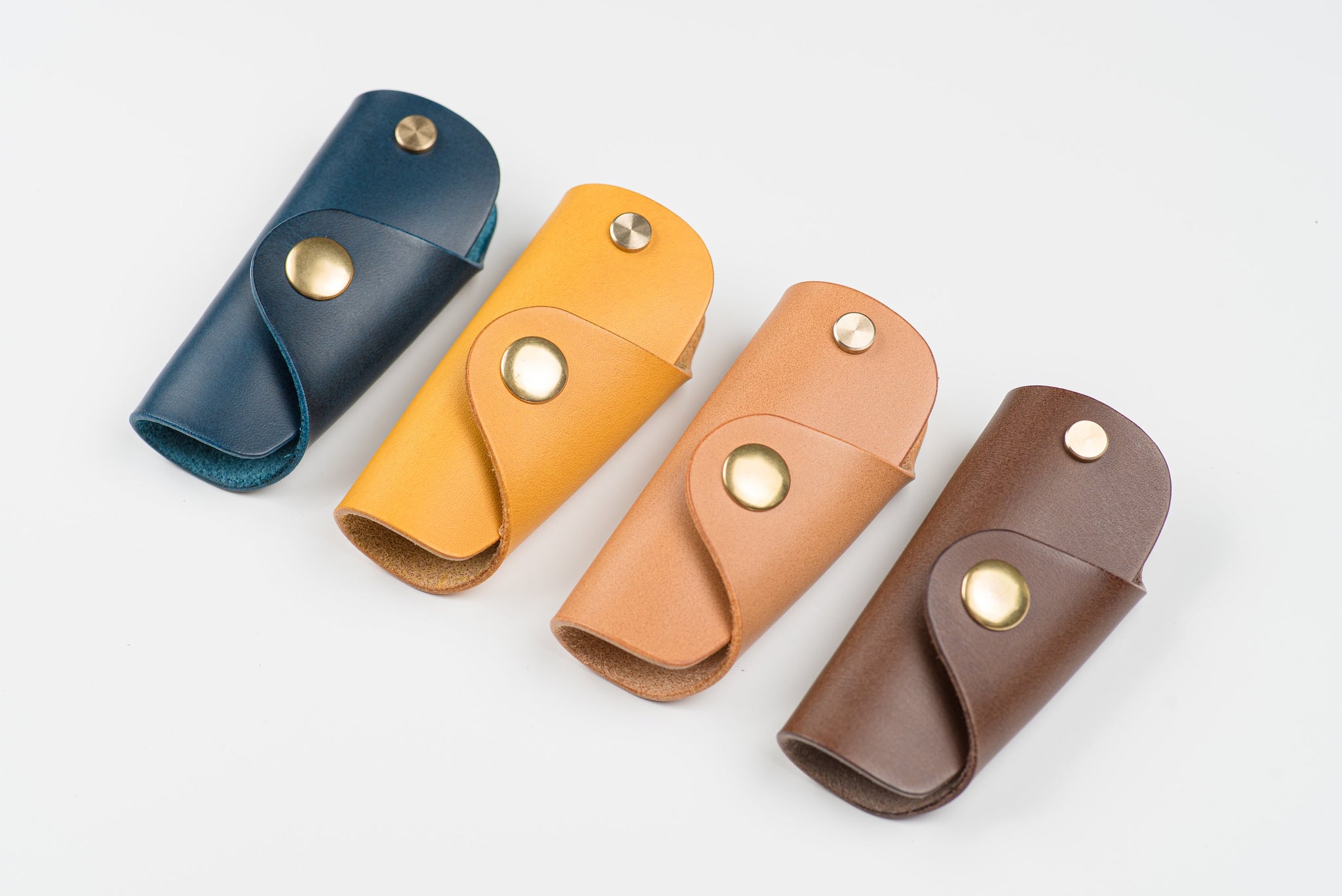 12 COLORS - Buttero Leather Key Case - Malloria