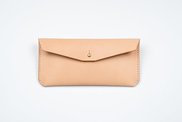 Natural Leather Pen Case / Utility Pouch
