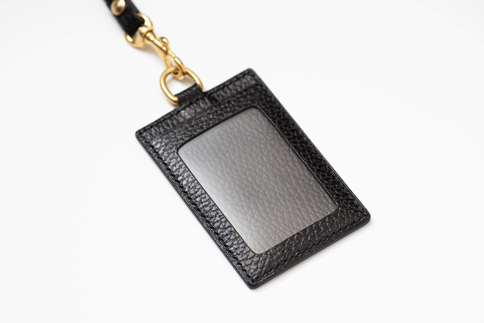 8 COLORS - Black Dollaro Leather Badge Card Holder - Malloria