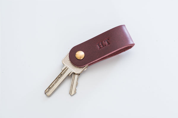 13 Colors - Leather Swivel Key Holder - Malloria