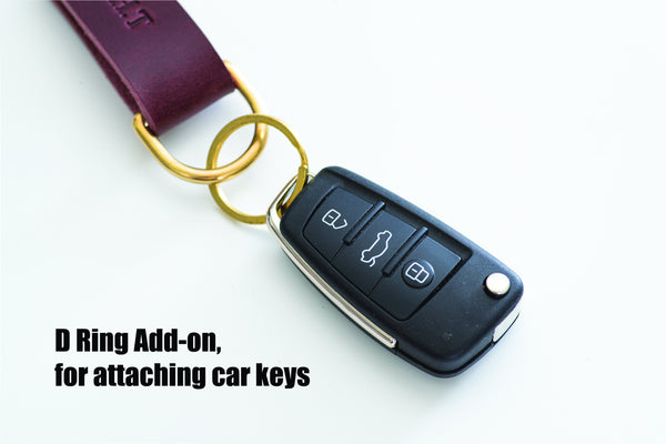 13 Colors - Leather Swivel Key Holder - Malloria